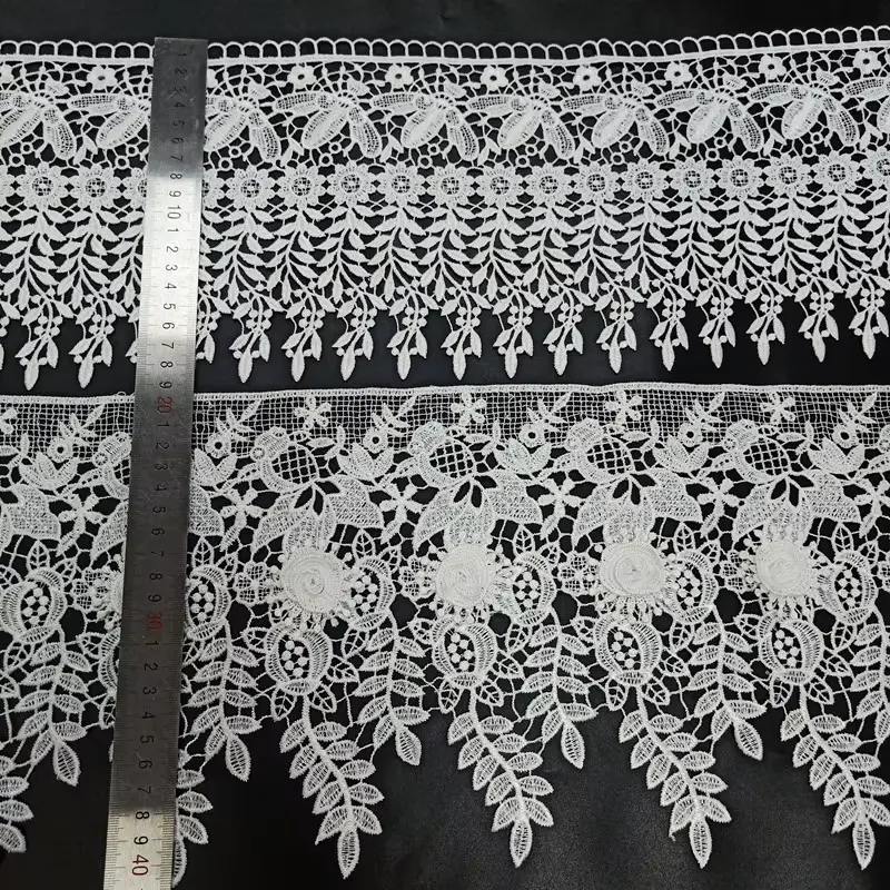 Fashionable High Quality Short Three Dimensional Floral Sequin Lace Suitable For Dresses And Other Accessories
