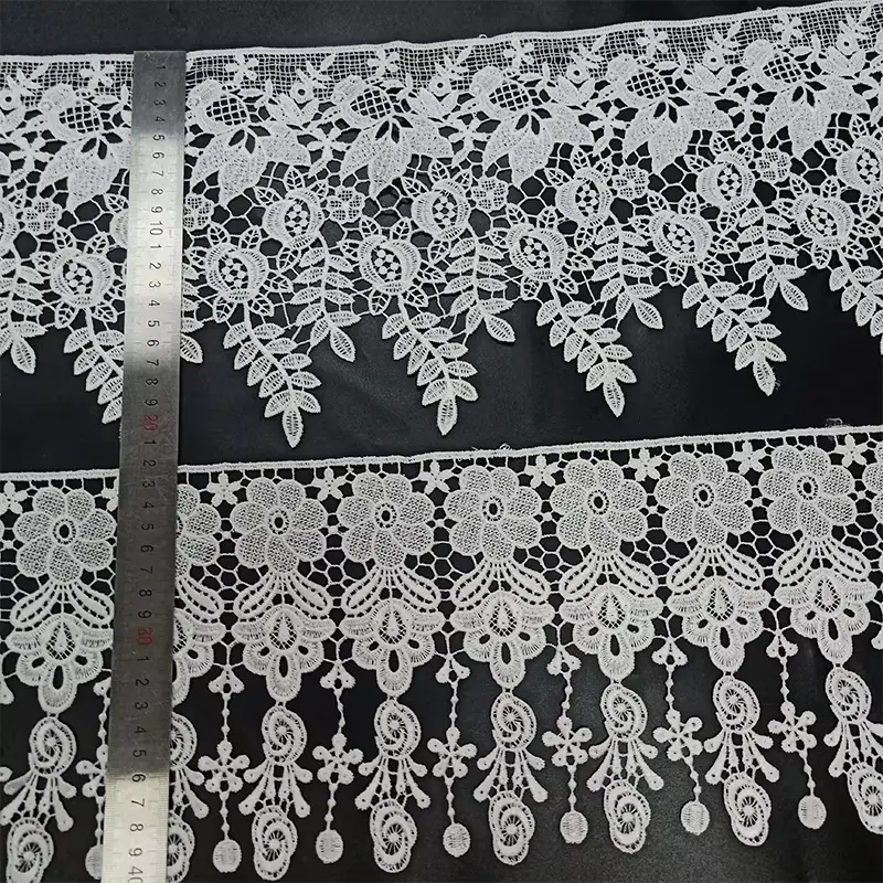Fashionable High Quality Short Three Dimensional Floral Sequin Lace Suitable For Dresses And Other Accessories