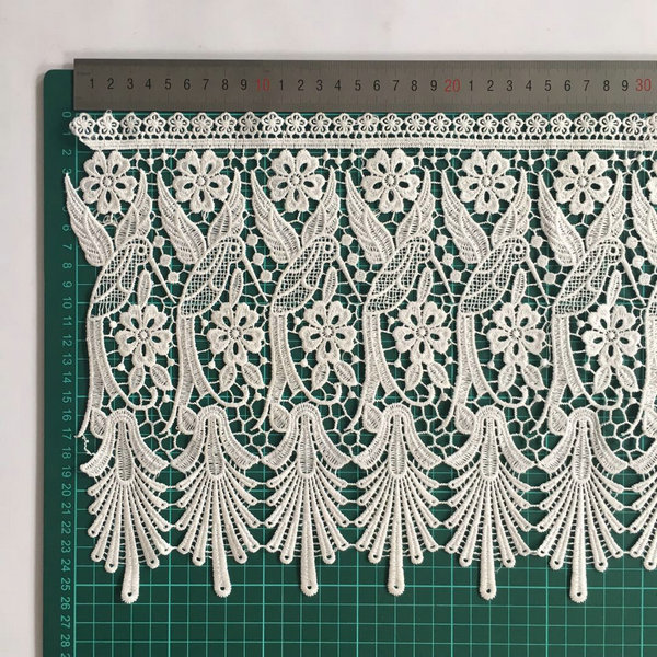 Wholesale Manufacturer Best Price Flower Lace Trim 100% Polyester Chemical Lace